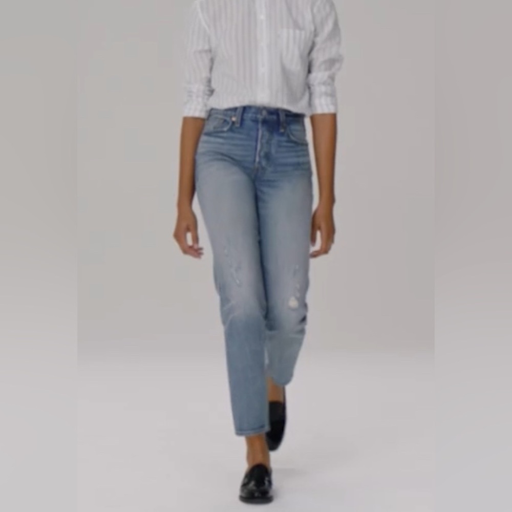 Levi's Wedgie High Rise Jeans Womens 25 Hidden Button Fly BIG E Styled - tag